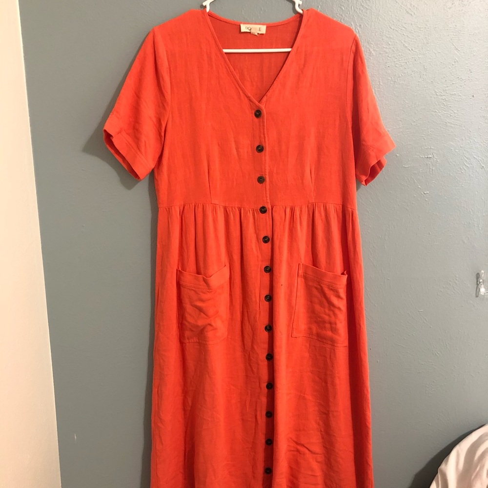 Roolee Button front dress